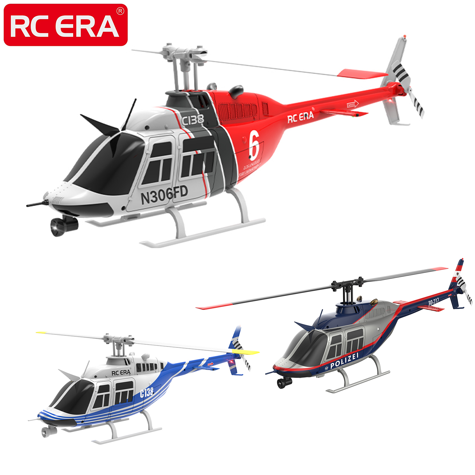 RC ERA C138 BELL 206 Jet Range - Rc Helicopter Gyro reseña y precio