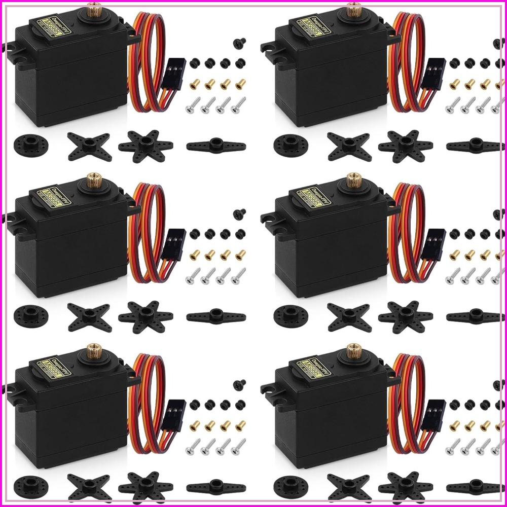 6pcs MG995 55G Micro Servo Mot - Rc Helicopter Mini reseña y precio