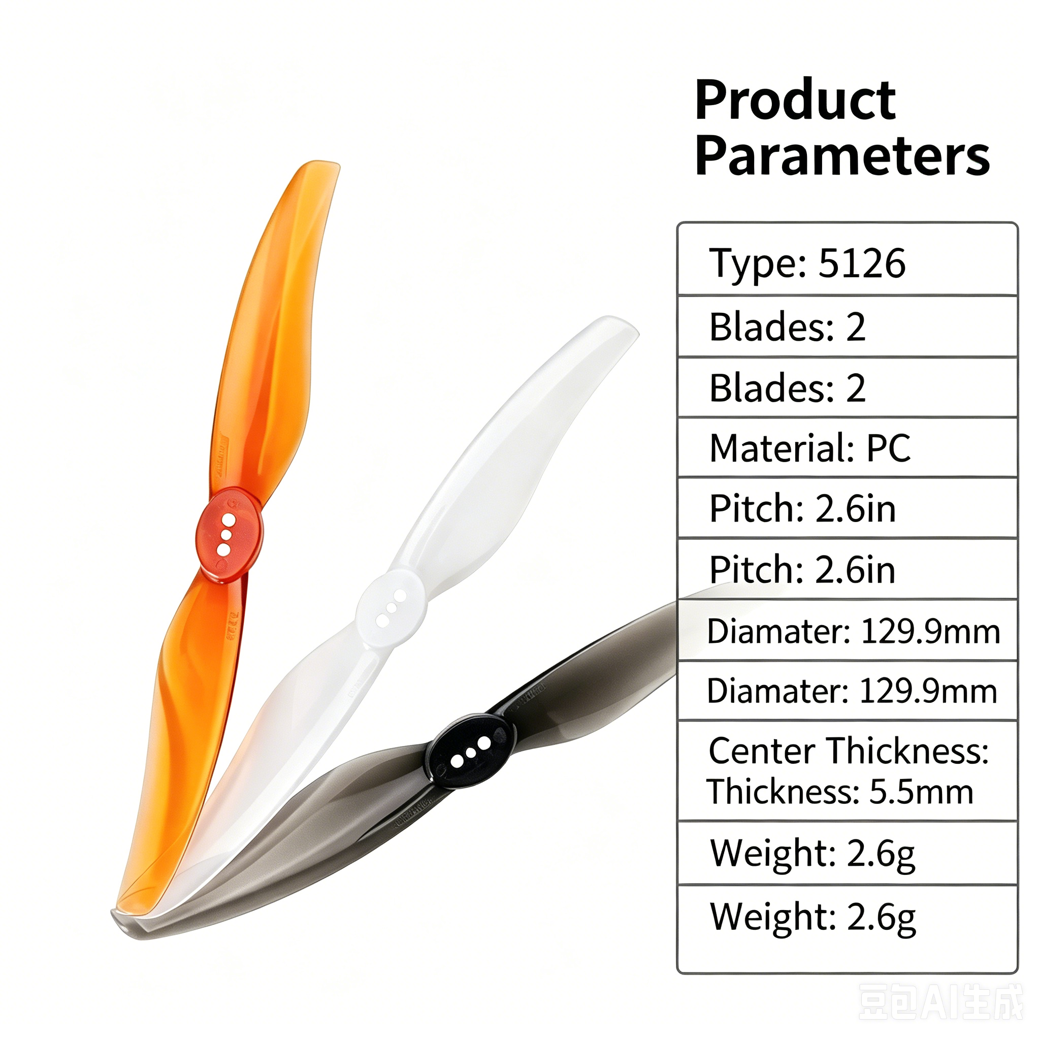 NEW 6-16Pairs /12-32pcs Gemfan - Rc Helicopter Parts reseña y precio