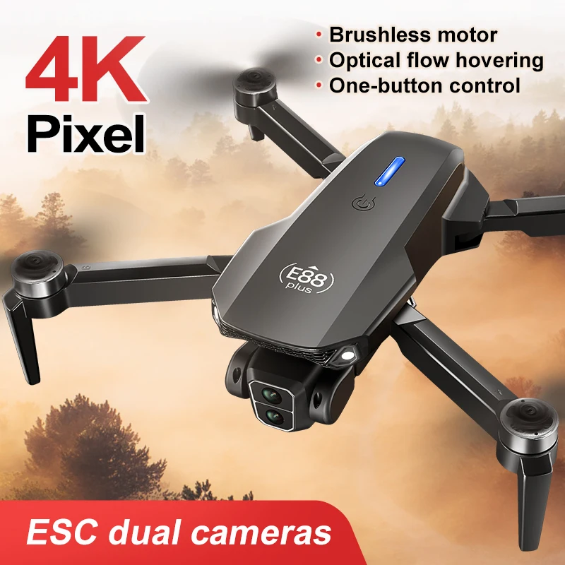 New E88 Plus Quadcopter Drone: - Rc Helicopter Case reseña y precio