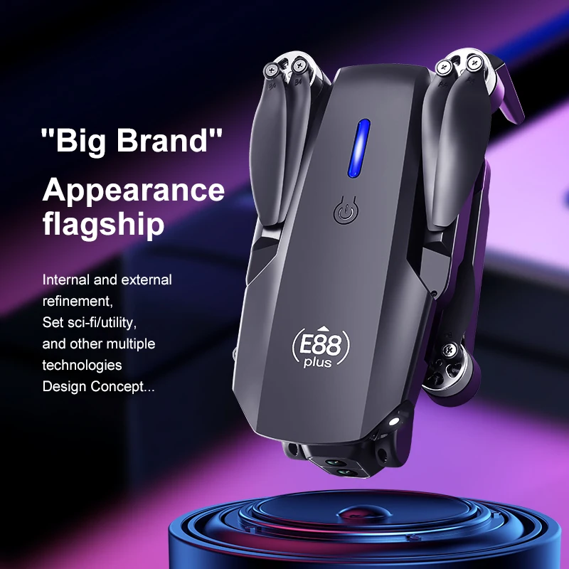 New E88 Plus Quadcopter Drone: - Rc Helicopter Case reseña y precio