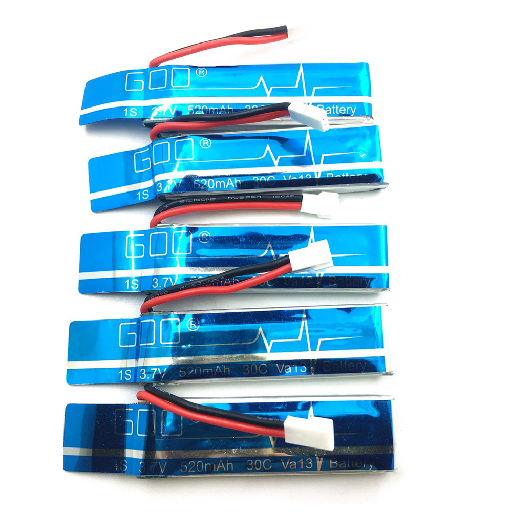 5PCS 3.7V 520mAh 30C Upgraded  - Rc Helicopter Coaxial reseña y precio