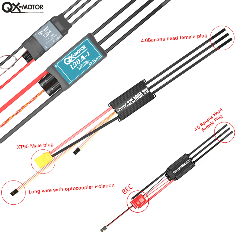 QX-MOTOR Brushless ESC series  - Rc Helicopter Battery reseña y precio