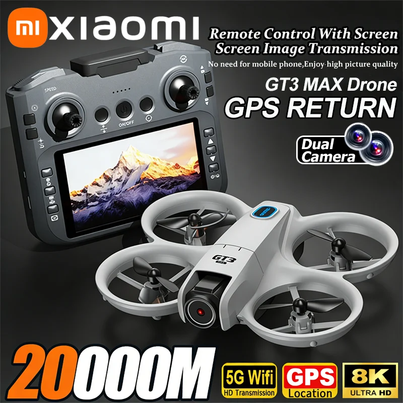 Xiaomi GT3 MAX GPS Drone 8K Ae - Rc Helicopter Charger reseña y precio