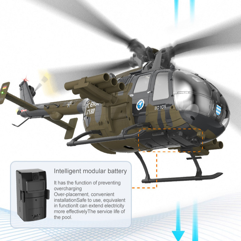 Rcera Rc Helicopter Bo105 C180 - Rc Helicopter Single Rotor reseña y precio