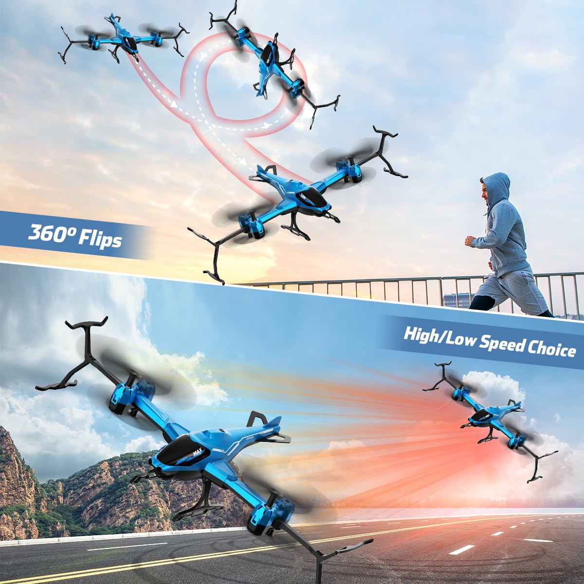 VATOS Super All in 1 Remote Co - Rc Helicopter Case reseña y precio
