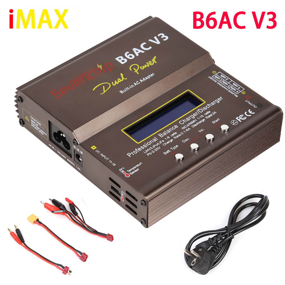 80W IMAX B6AC V3 Balance Charg - Rc Helicopter Charger reseña y precio