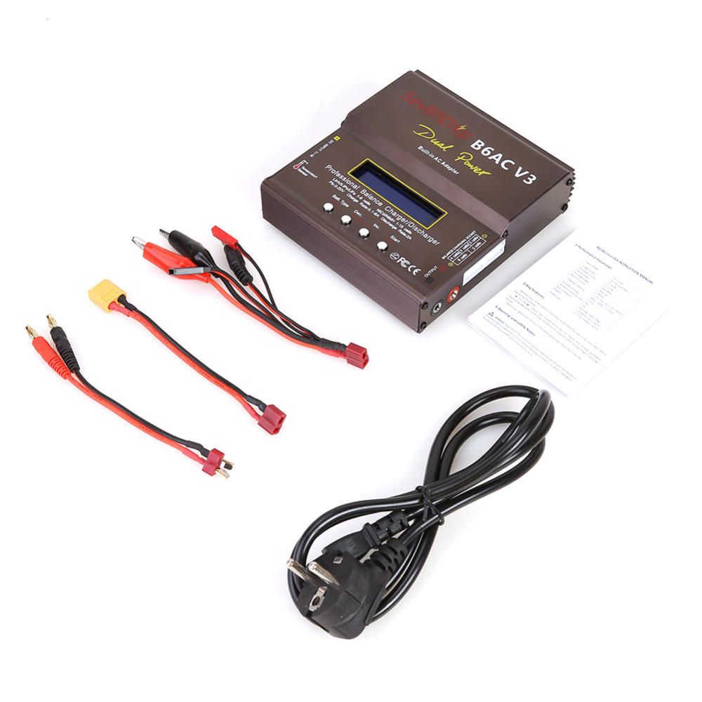 80W IMAX B6AC V3 Balance Charg - Rc Helicopter Charger reseña y precio