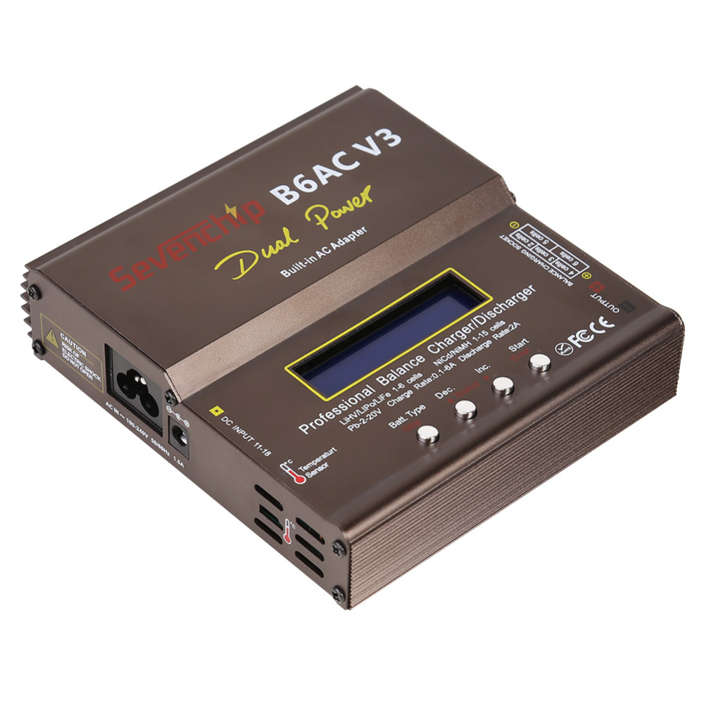 80W IMAX B6AC V3 Balance Charg - Rc Helicopter Charger reseña y precio