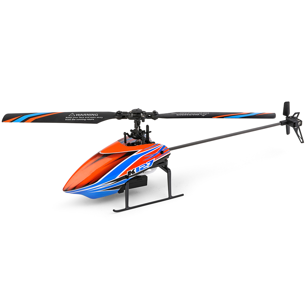 WLtoys XK K127 2.4G 4CH 6-Aixs - Rc Helicopter Single Rotor reseña y precio