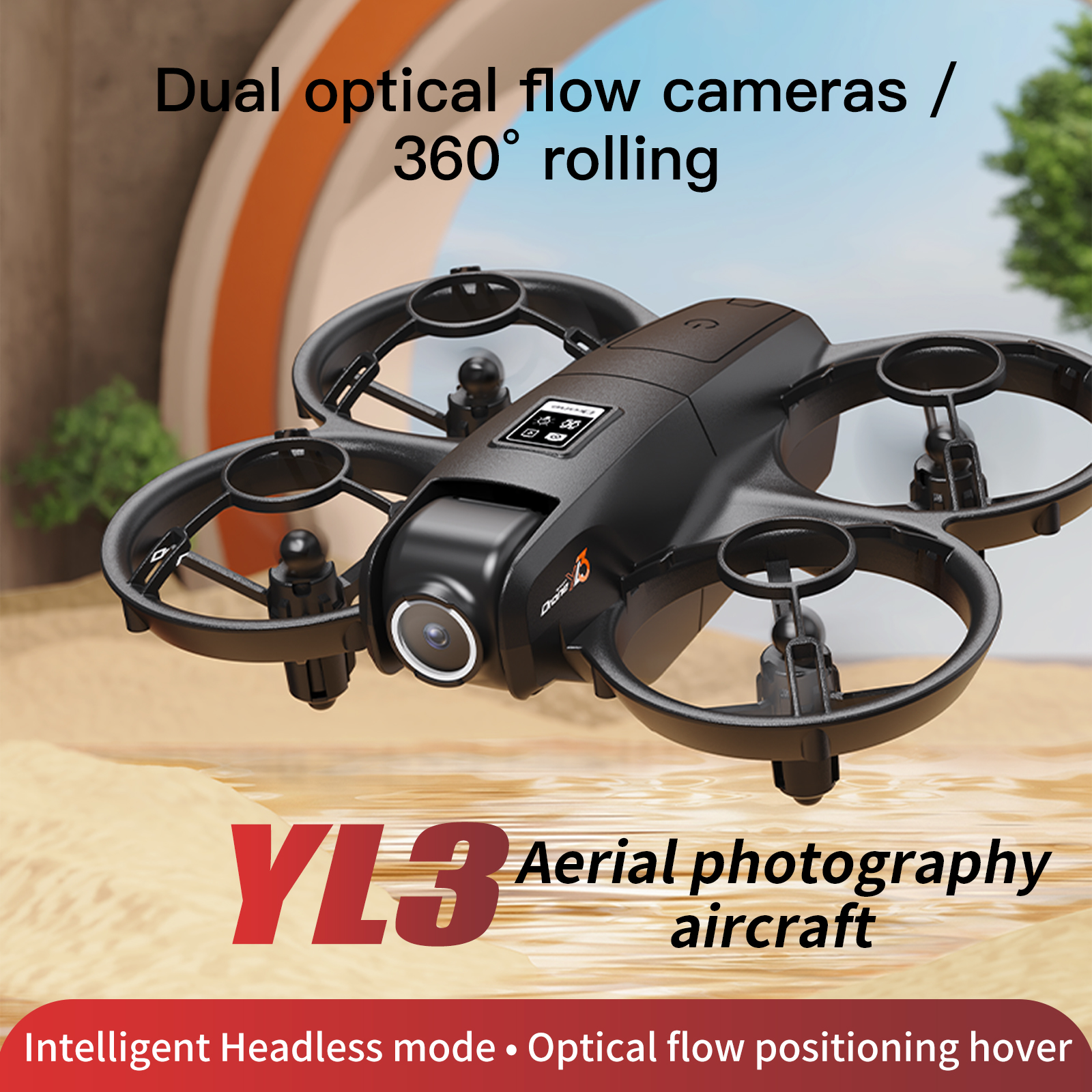 YL3 Remote-Controlled Drone wi - Rc Helicopter Case reseña y precio