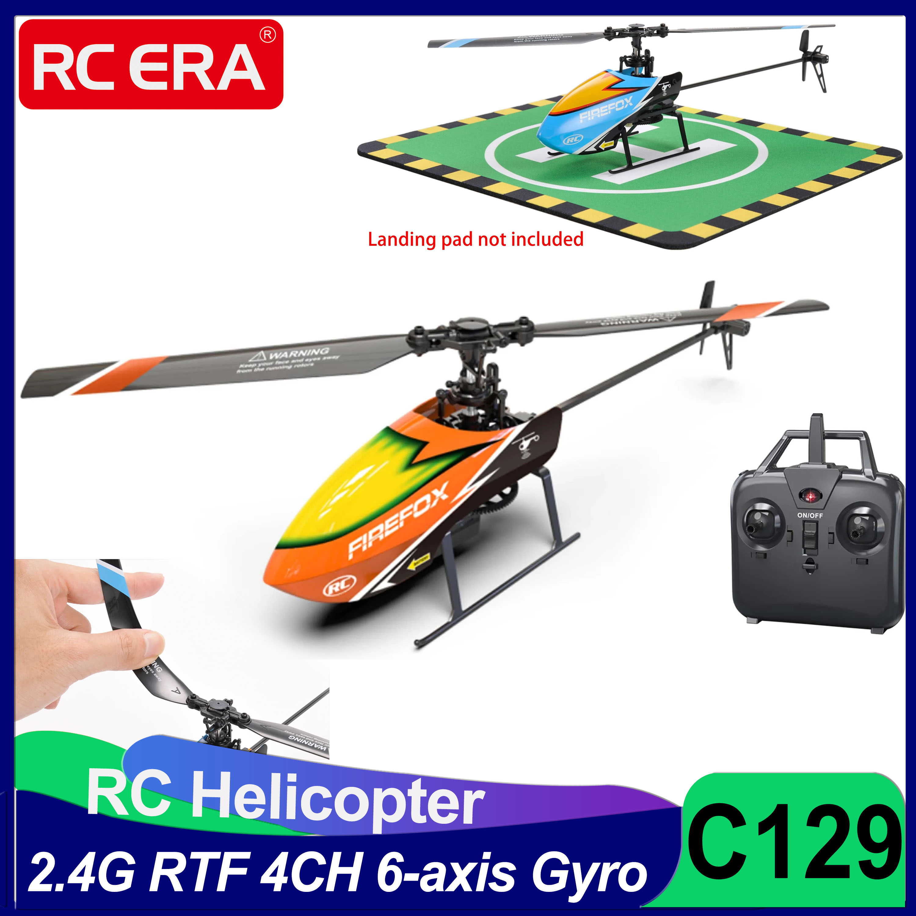 C129 RC Helicopter RTF 4CH 6-a - Rc Helicopter Gyro reseña y precio