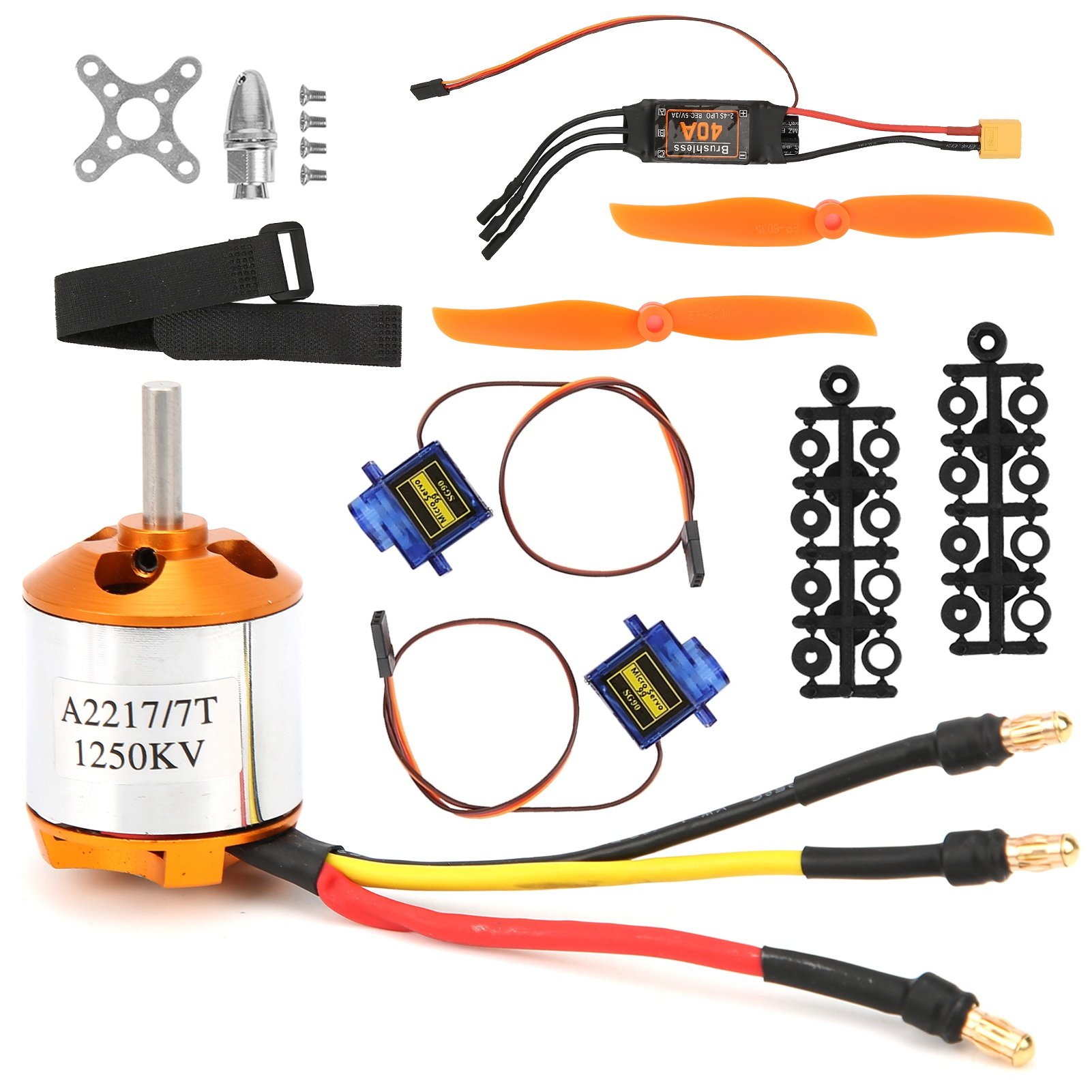 2217 KV1250 Motor 8060 Propell - Rc Helicopter Motor reseña y precio