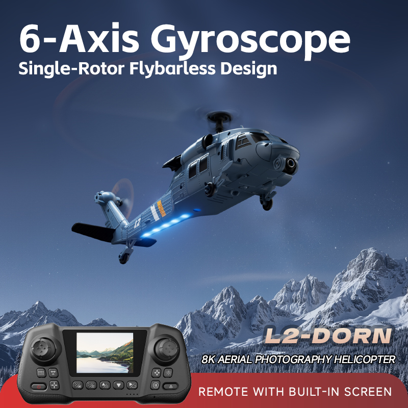 4DRC L2 RC Apache Military Fig - Rc Helicopter Single Rotor reseña y precio