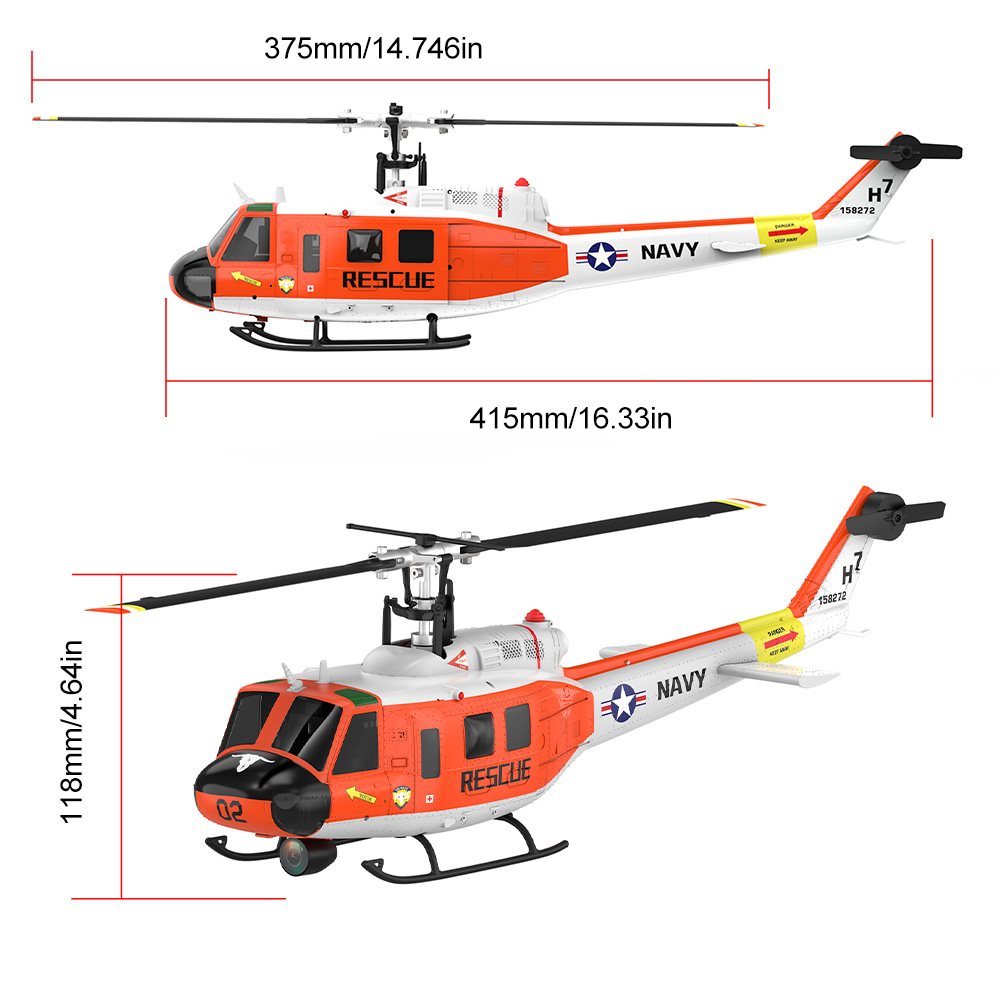 YUXIANG RC Helicopte F07H UH-1 - Rc Helicopter Gyro reseña y precio
