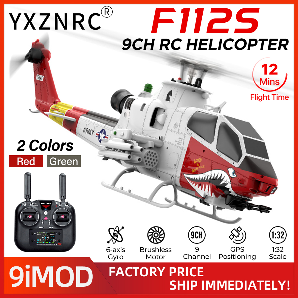 YUXIANG RC Helicopter F112S 9C - Rc Helicopter Gyro reseña y precio