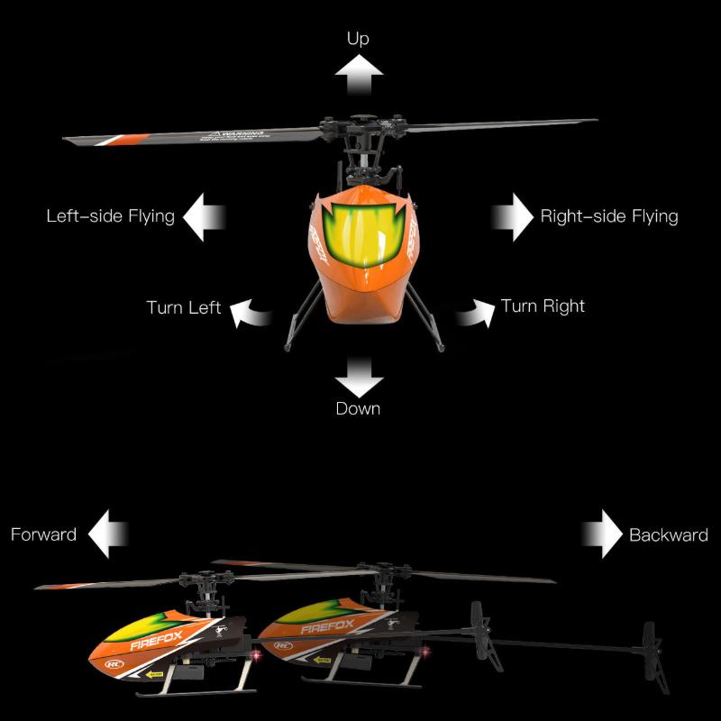 Single-Rotor Flybarless RC Hel - Rc Helicopter Single Rotor reseña y precio