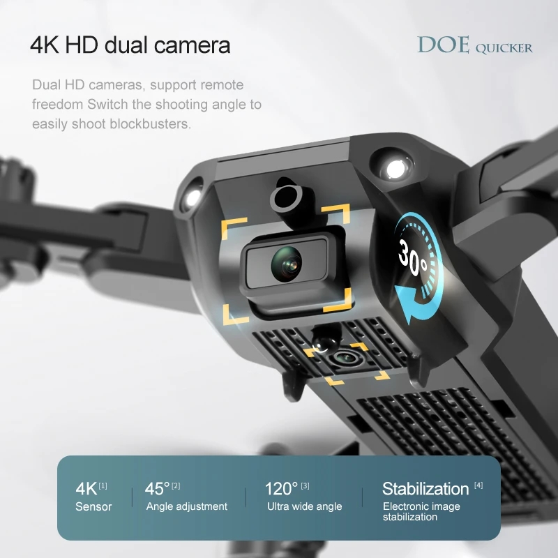 New 4DRC V23 Mini Drone 4K Pro - Rc Helicopter Electric reseña y precio