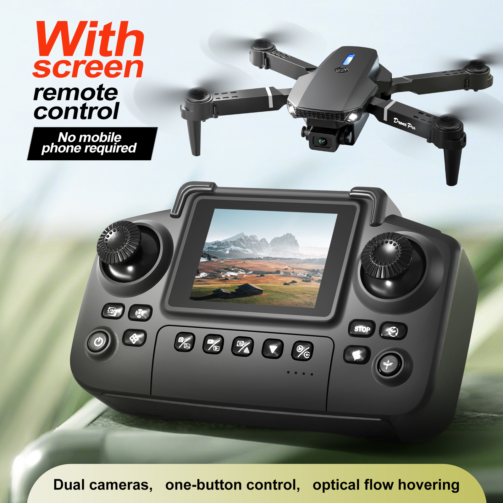 2025 New E88 E99 Upgraded Dron - Rc Helicopter Case reseña y precio