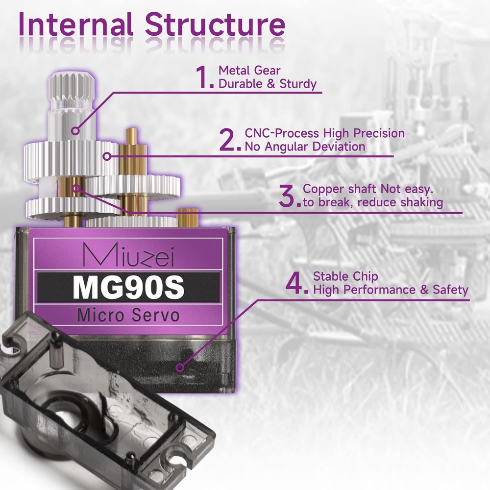 9G Micro Servo Motor Metal Gea - Rc Helicopter Mini reseña y precio