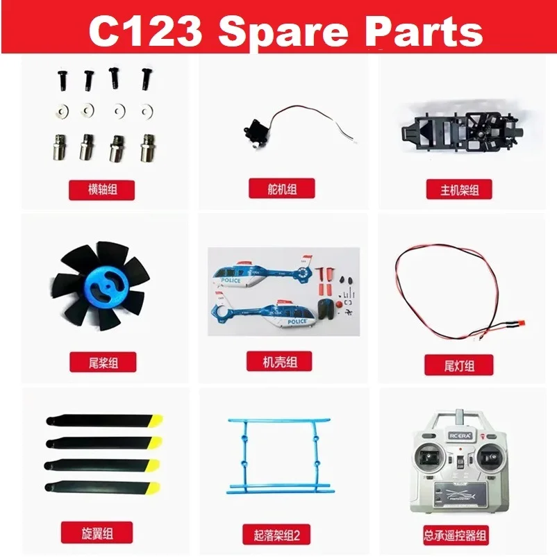 Spare Parts List For RC ERA C1 - Rc Helicopter Blade reseña y precio